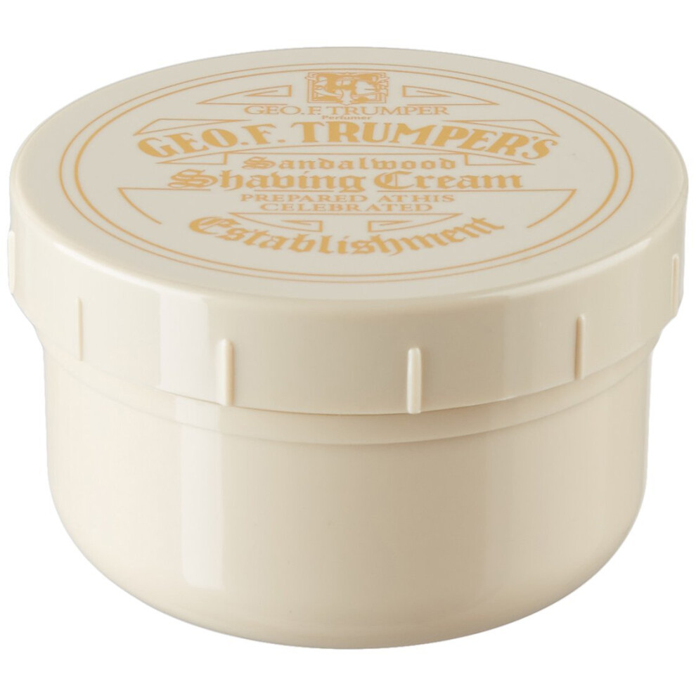 Geo F Trumper Cream Shave - Sandalwood 200Gm Tub