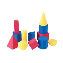 Learning Resources Soft Foam Geometric Shapes (Set of 12)