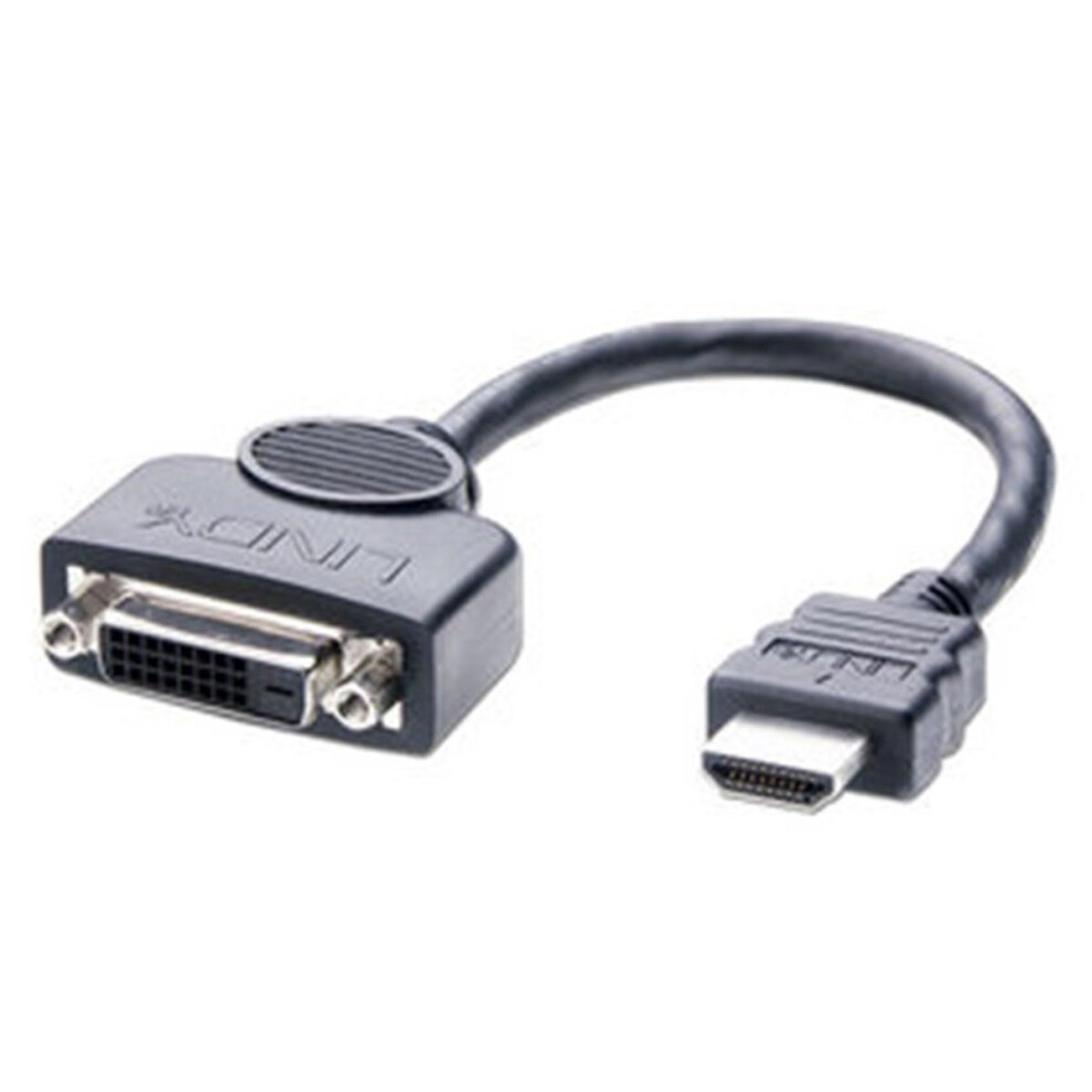 Lindy Dvi-D Female To Hdmi Male Adapter Cable 0.2M 4002888412278