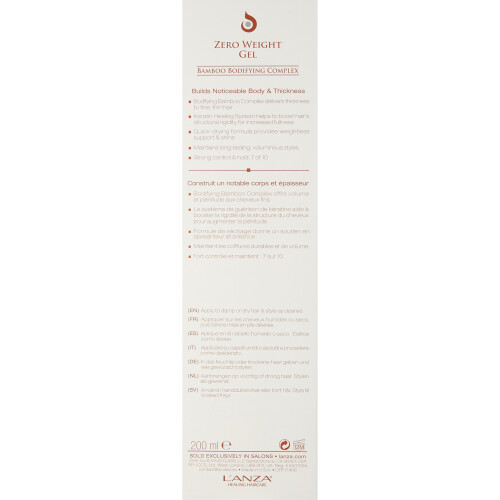 L'Anza Lanza Zero Weight Styling Gel 1