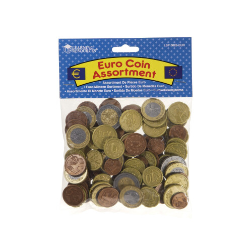 Learning Resources Set di monete in euro Learning Resources (set da 100)