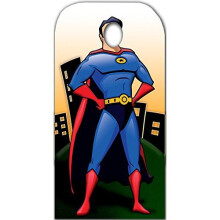 Star Cutouts Cut Out of Superhero Stand- in