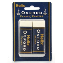 Helix Oxford Large Sleeved Erasers (Pack of 2)