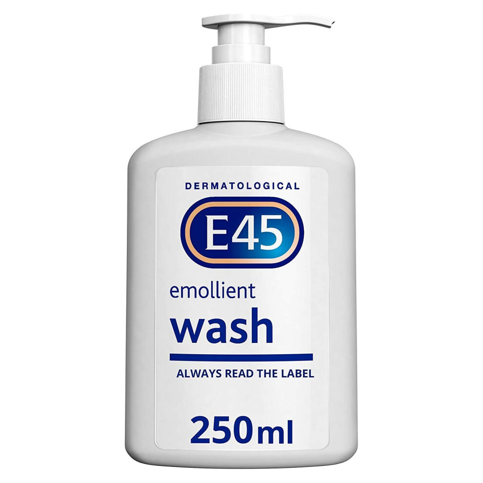 E45 Dermatological Emollient Wash Cream, 250 ml