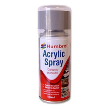 Humbrol AD6027 150ml Acrylic Spray Paint No. 27 Sea Matt (Grey)