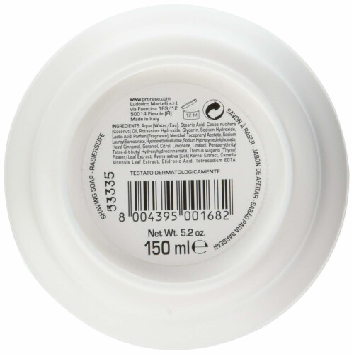 Proraso PRORASO Weiss Shaving Soap Bowl 150 ml 2