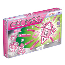 Geomag 344 Pink Magnetic Construction Set (104-Piece)