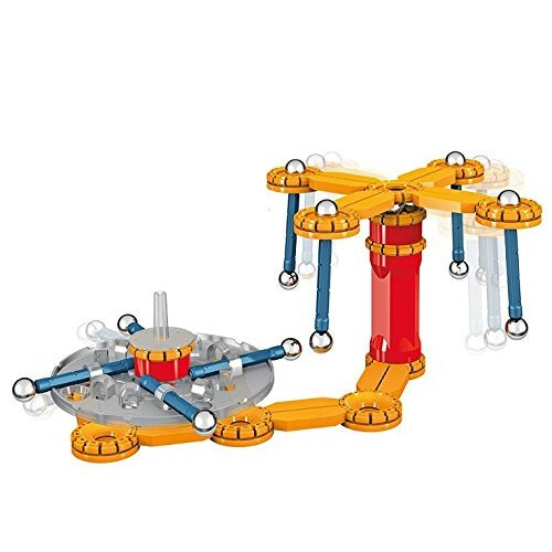 Geomag Geomag "Mechanics" Magnetic Construction Set (86-Piece, Multi-Color) 1