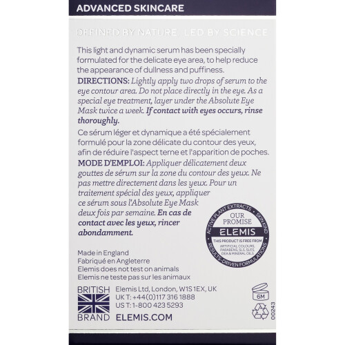 Elemis Elemis Absolute Eye Serum, Hydrating Eye Serum, 15 ml 1