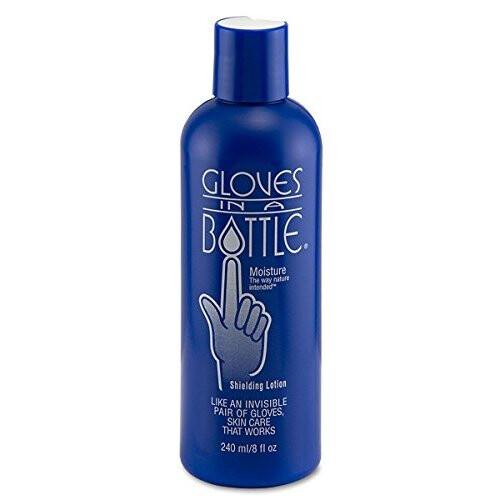 Gloves in a Bottle Shielding Lotion - Great For Dry Itchy Skin! Grease-Less And Scent Free! D4-8oz