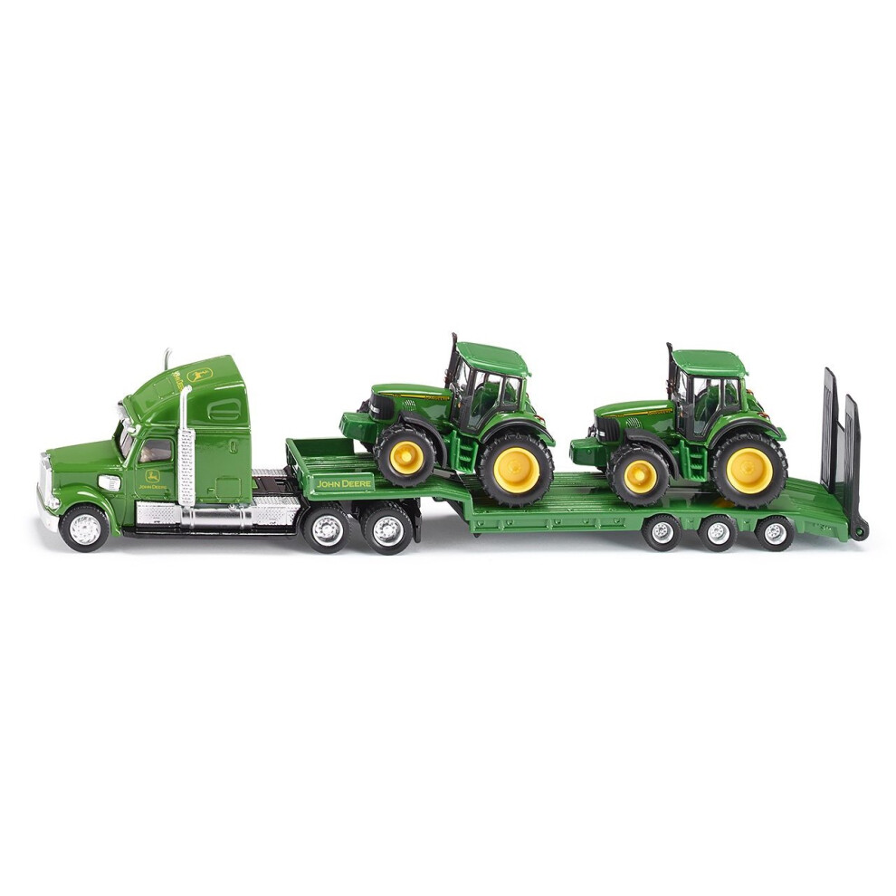 Siku - 1:87 Scale - Low Loader With John Deere Tractors