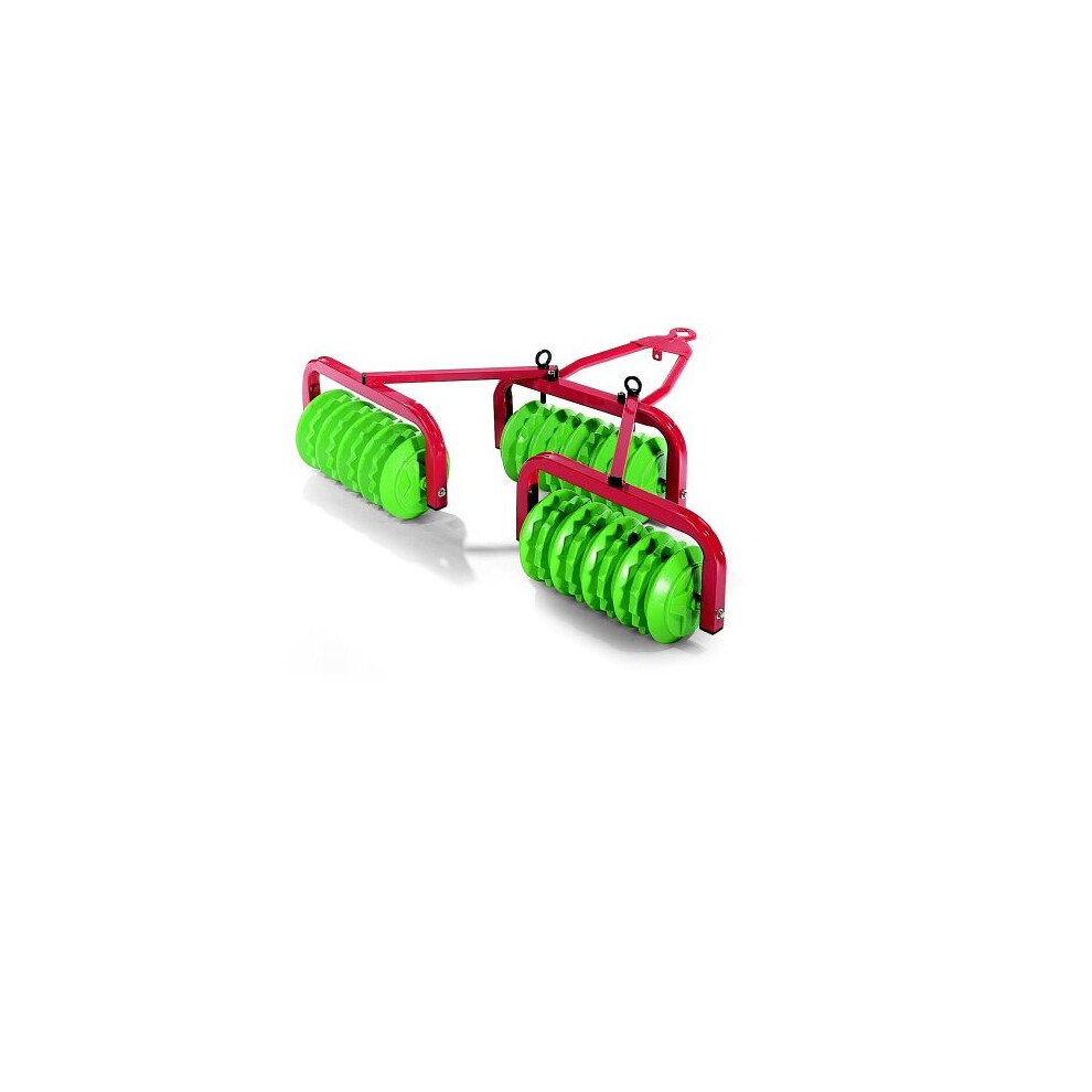 Rolly Toys S2612384 Franz Cutter Cambridge Triple Roller - 3 Metal Cambridge Rollers for Large Tractors, 61x90x27 cm, Ages 3+