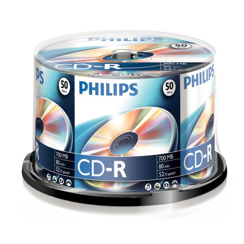 Philips Philips CDR-80 (52x) 50pk Spindle
