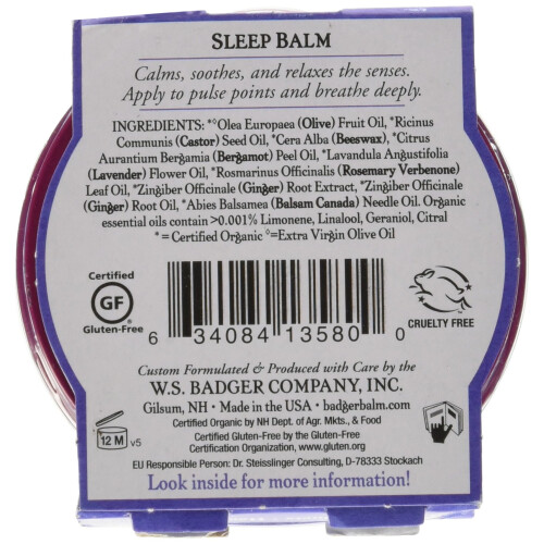 Badger Organic Sleep Balm 56g 1