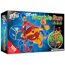 Galt Toys Mega Marble Run - 100-Piece Slot-Together Construction Set (C-1004054) for Ages 4+