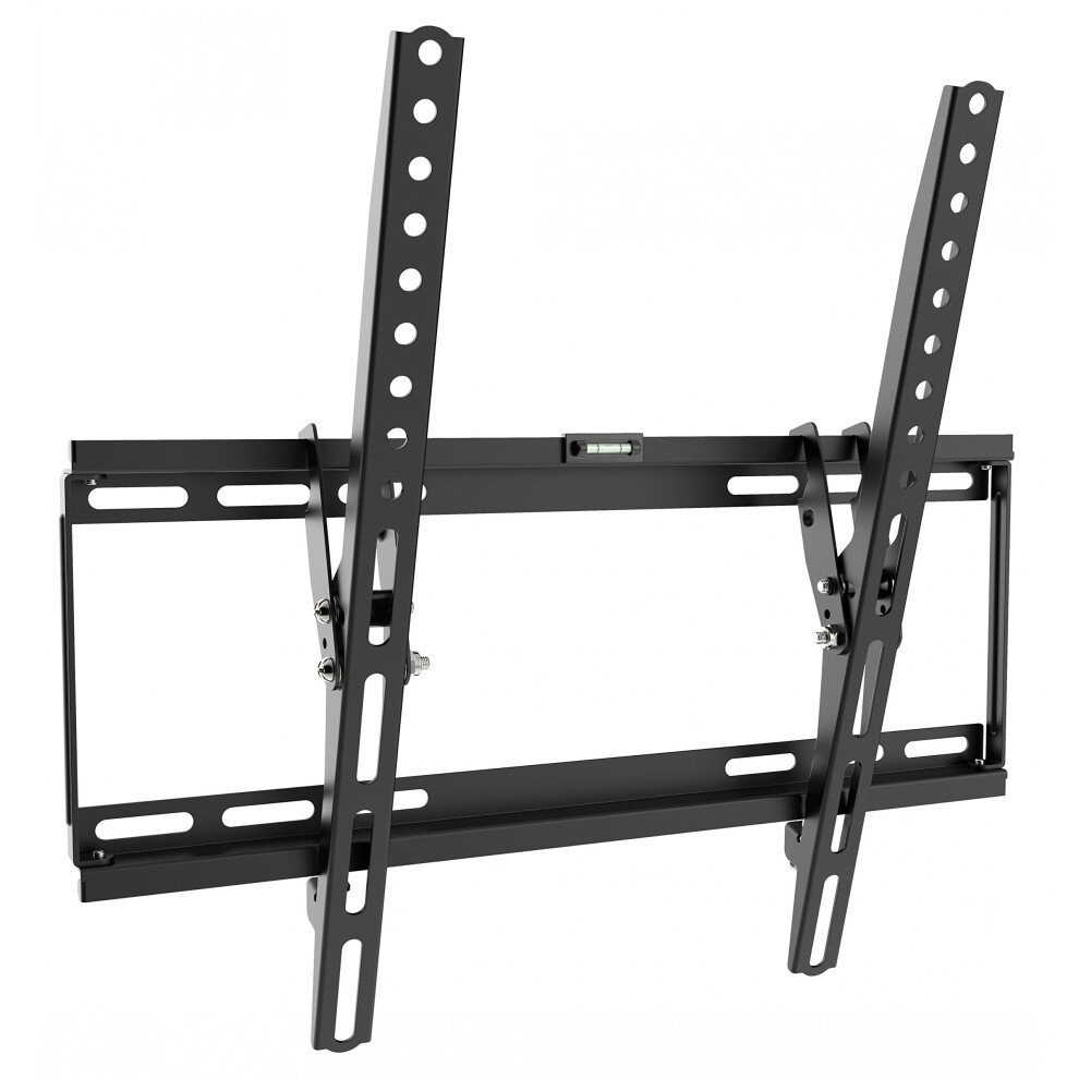 Ricoo N1944 Tilting Tv Wall Mount, Universal 26-65 Inch, Vesa 100X100-400X400, Ultra-Slim 40Mm, Supports 165 Lbs Black 4260201861541