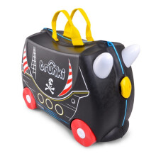 Trunki Children's Ride-On Suitcase: Pedro the Pirate Ship (Black)