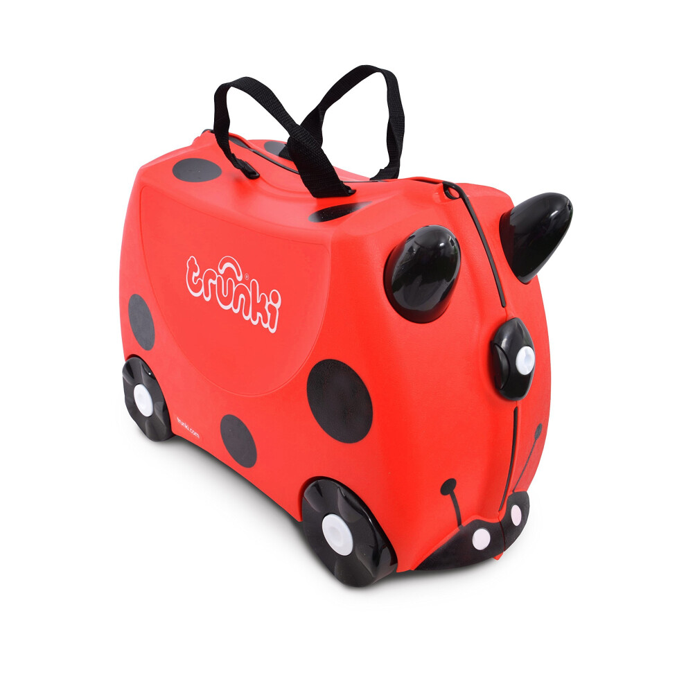 Trunki Children's Ride-On Suitcase: Harley Ladybug (Red)