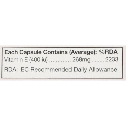 HealthAid Vitamin E 400iu, 30 Capsules 1