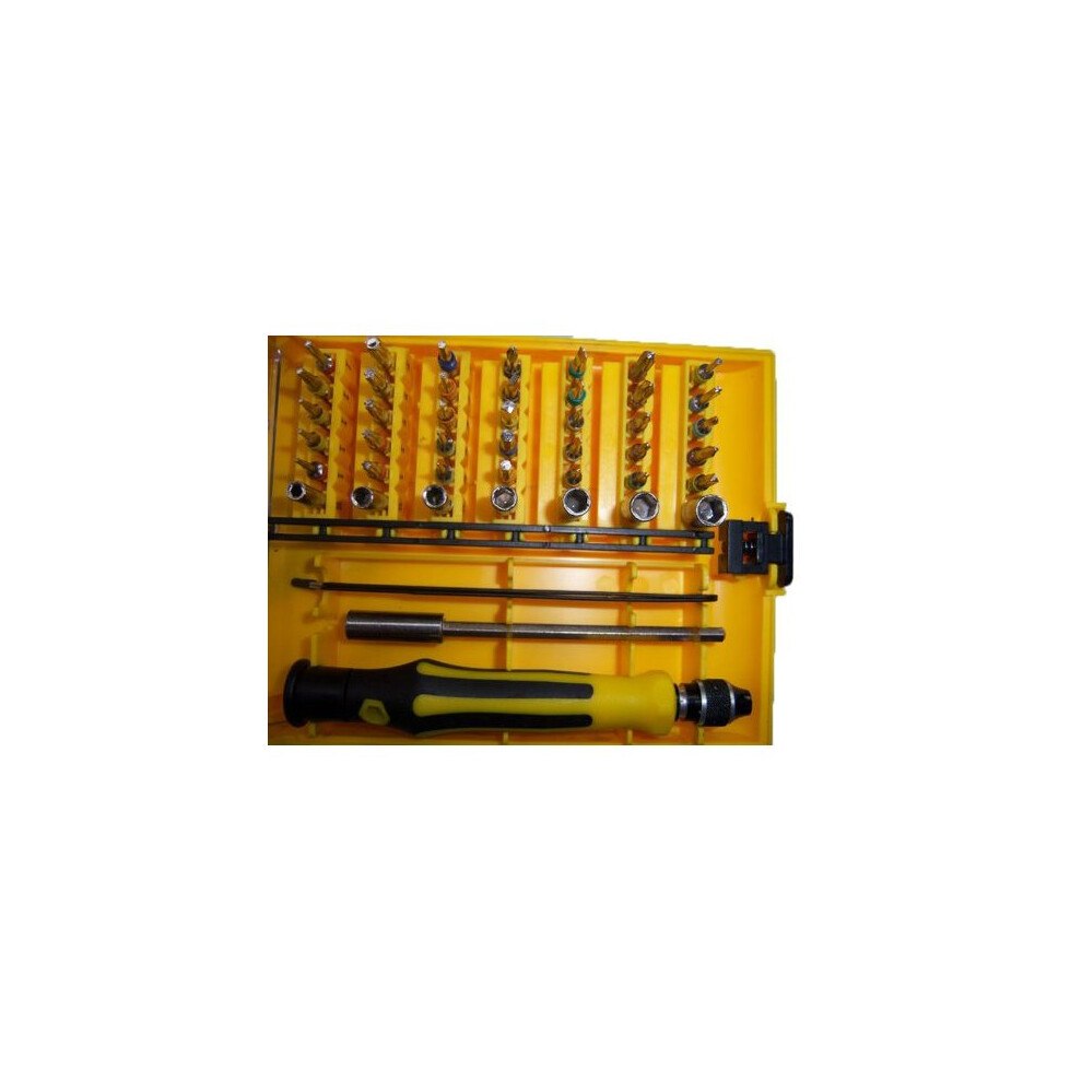 fitTek 45 in 1 Professional Portable Opening Tool Compact Screwdriver Kit Set with Tweezers & Extension Shaft for Precise Repair or Maintenance-image-OPC-PN5PGP-NEW