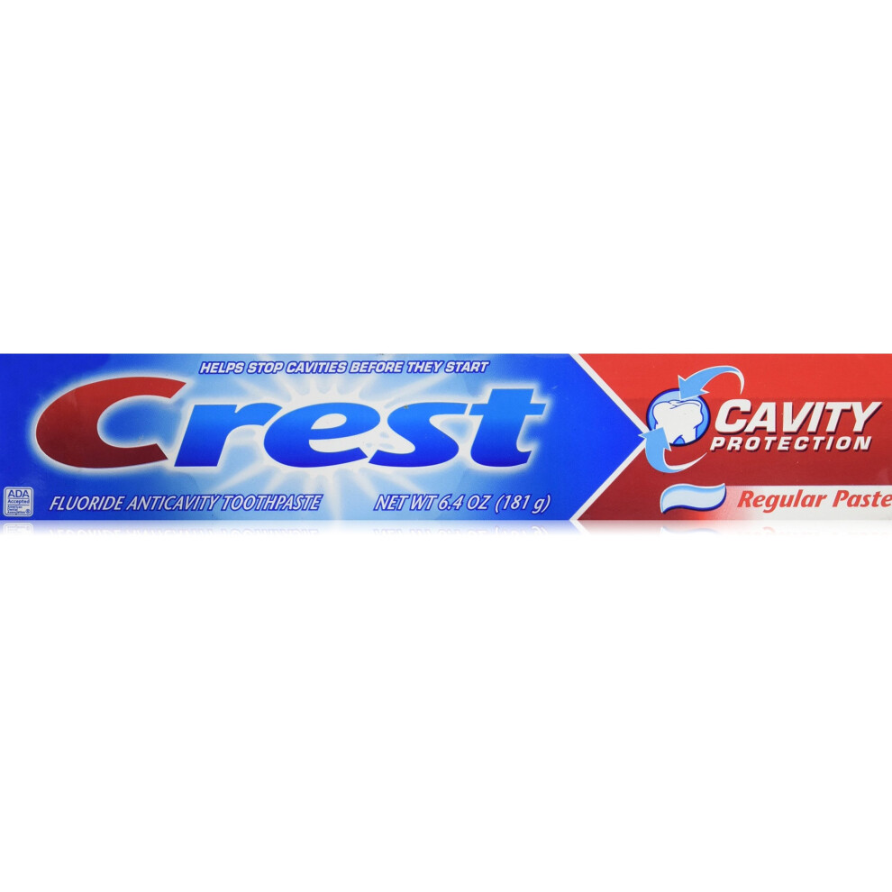 Crest Cavity Protection Toothpaste, Regular - 6.4 Oz