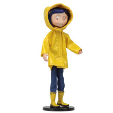 Coraline Bendy Doll in impermeabile