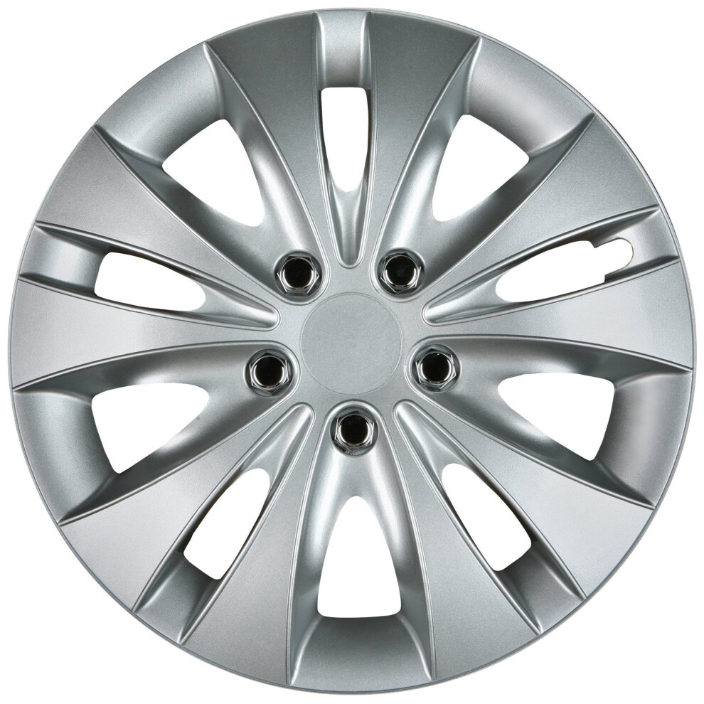 Cartrend 70279 Wheel Trim Set "Storm" With Chrome Nuts; Set Of 4, 40.64 Cm ( 16 Inches ) - Set Of 4 4038373702791