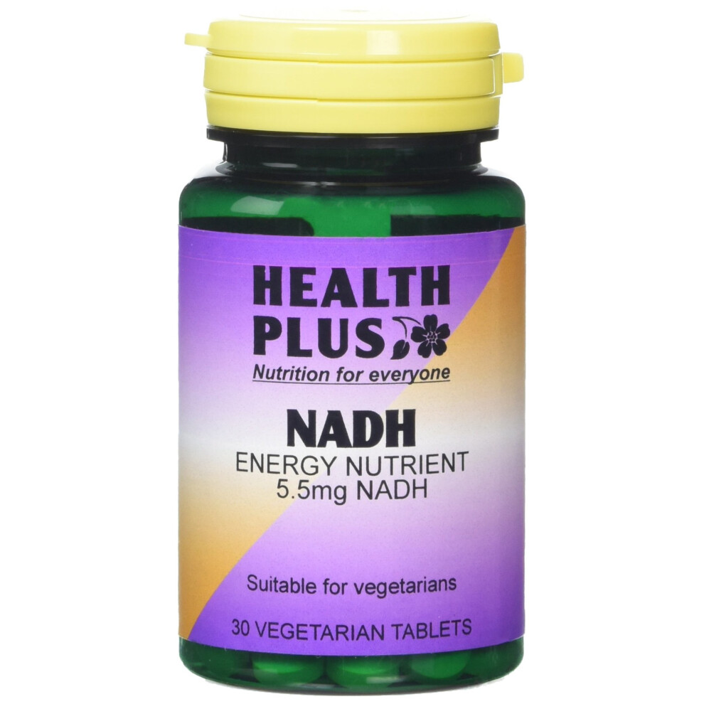 Health Plus NADH 5.5mg Energy Supplement - 30 Tablets