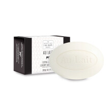 Au Lait Extra Large Milk Soap 300 g - Organic Milk & Shea Butter, Gently Cleanses Skin (A01618)