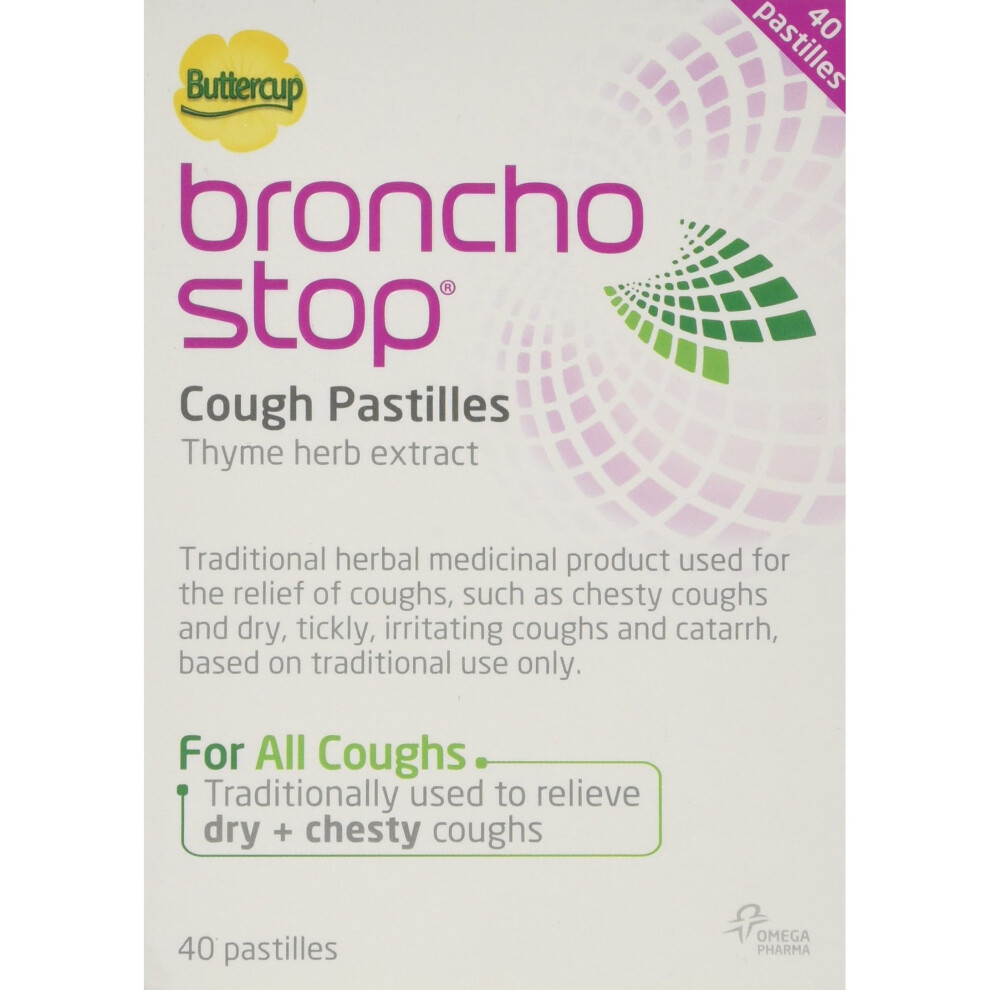 Bronchostop Buttercup Pastilles - Pack Of 40