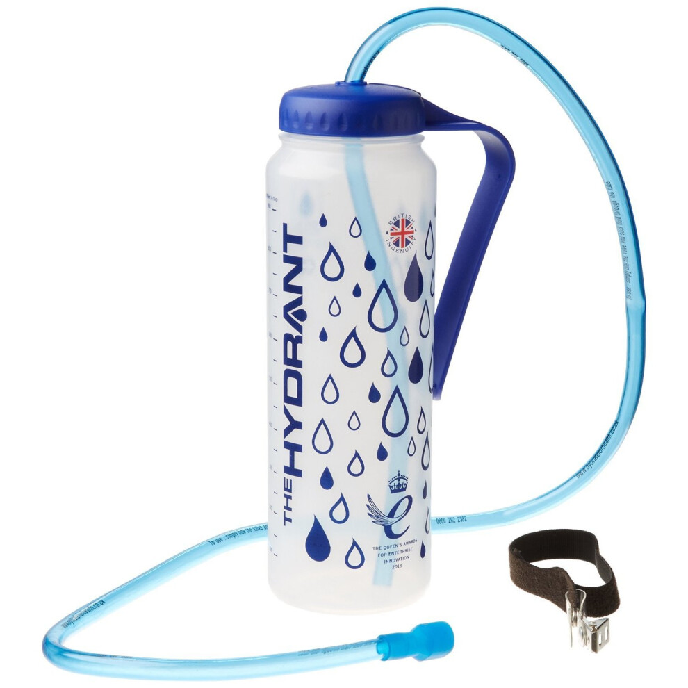 NRS - Water Bottle with Drinking Tube - 1 Litre - Clear - Image 5