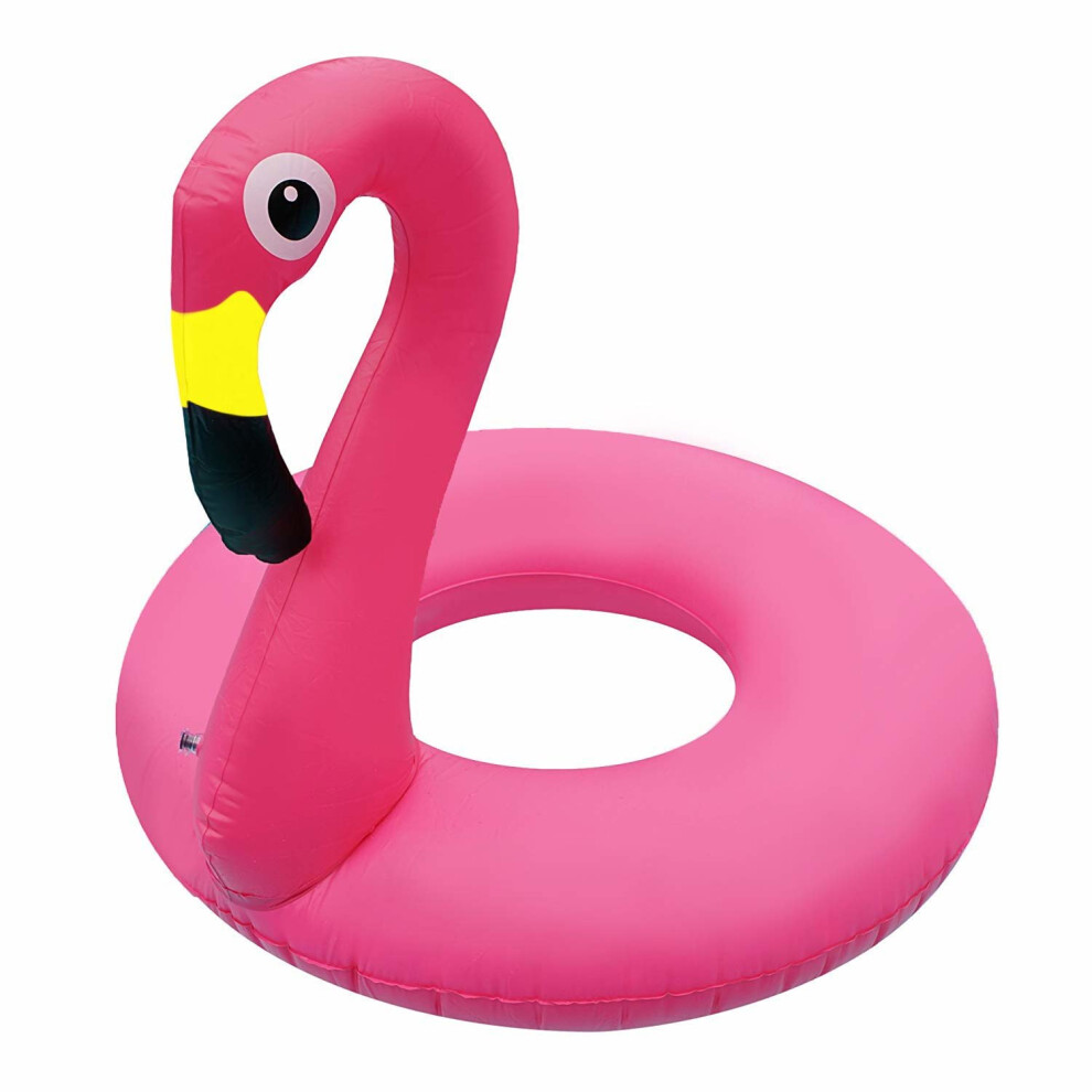 Bramble Small Inflatable Flamingo Float Swim Ring - Ideal Water Fun Accessory infants young children