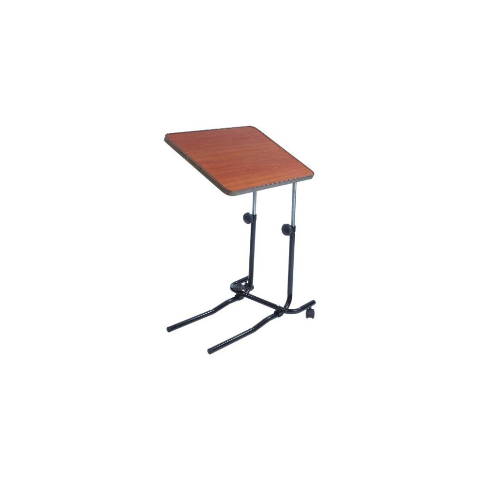 Nrs-Healthcare Nrs Healthcare M01278 Overbed And Chair Table - Divan Style, Tilting & Adjustable