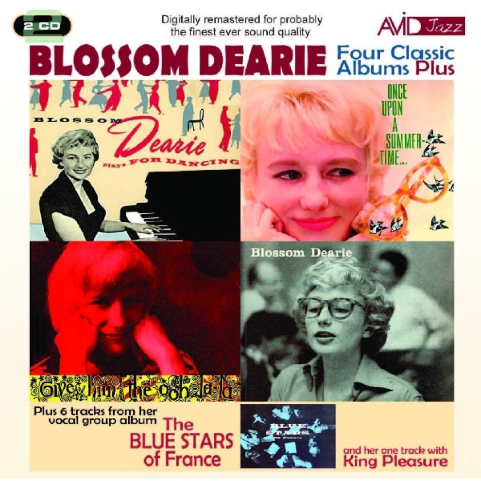 Avid Four Classic Albums Plus (Blossom Dearie/Blossom Dearie Plays For Dancing/Give Him The Ooh-La-La/Once Upon A Summertime) [Audio Cd] Blossom Dearie