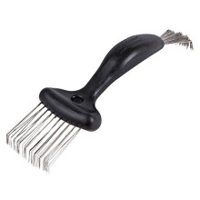 Olivia Garden The Brush Cleaner™, Black - Fast & Easy Tool to Extend the Life of your Brushes