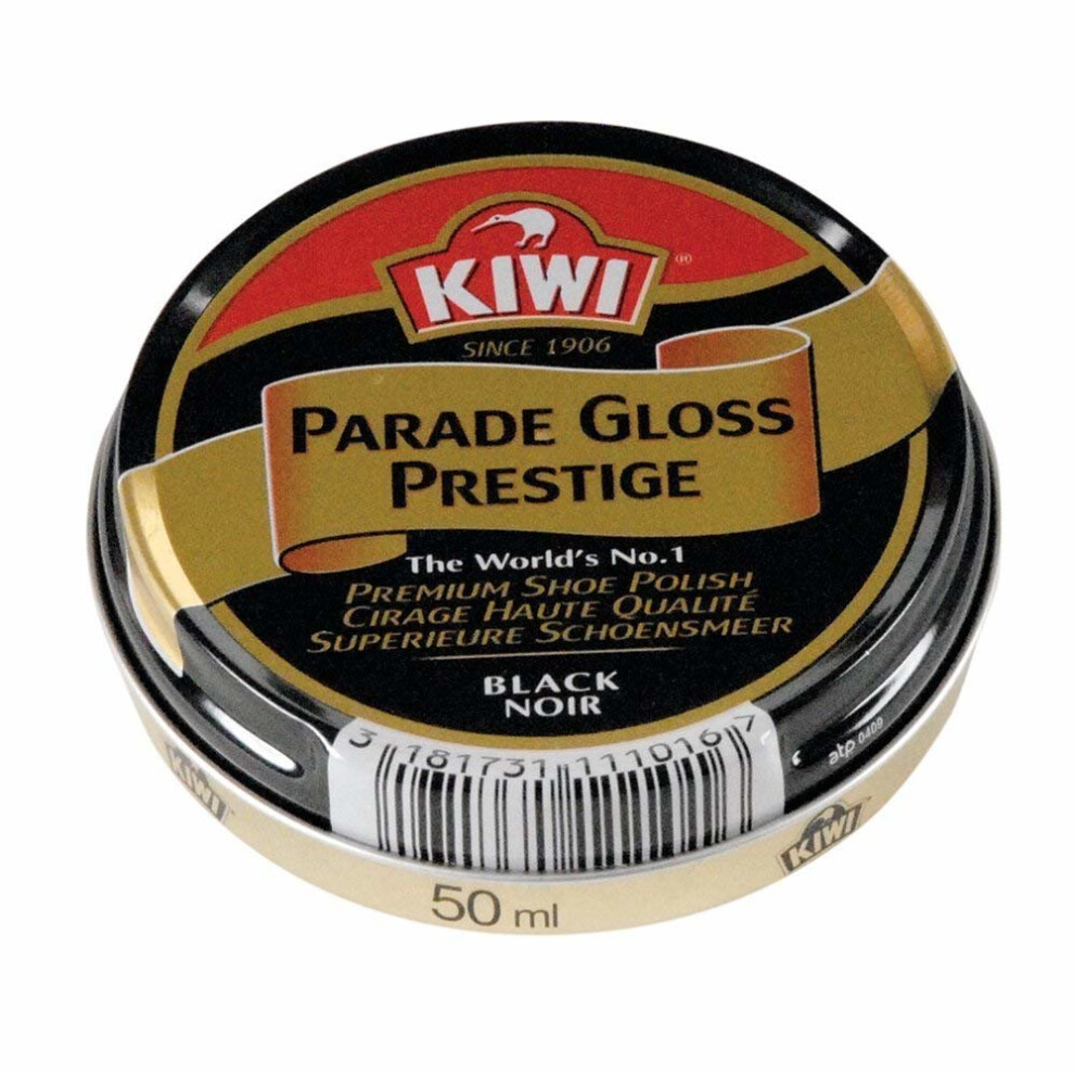 (Black) Kiwi Parade Gloss Shoe polish 50ml