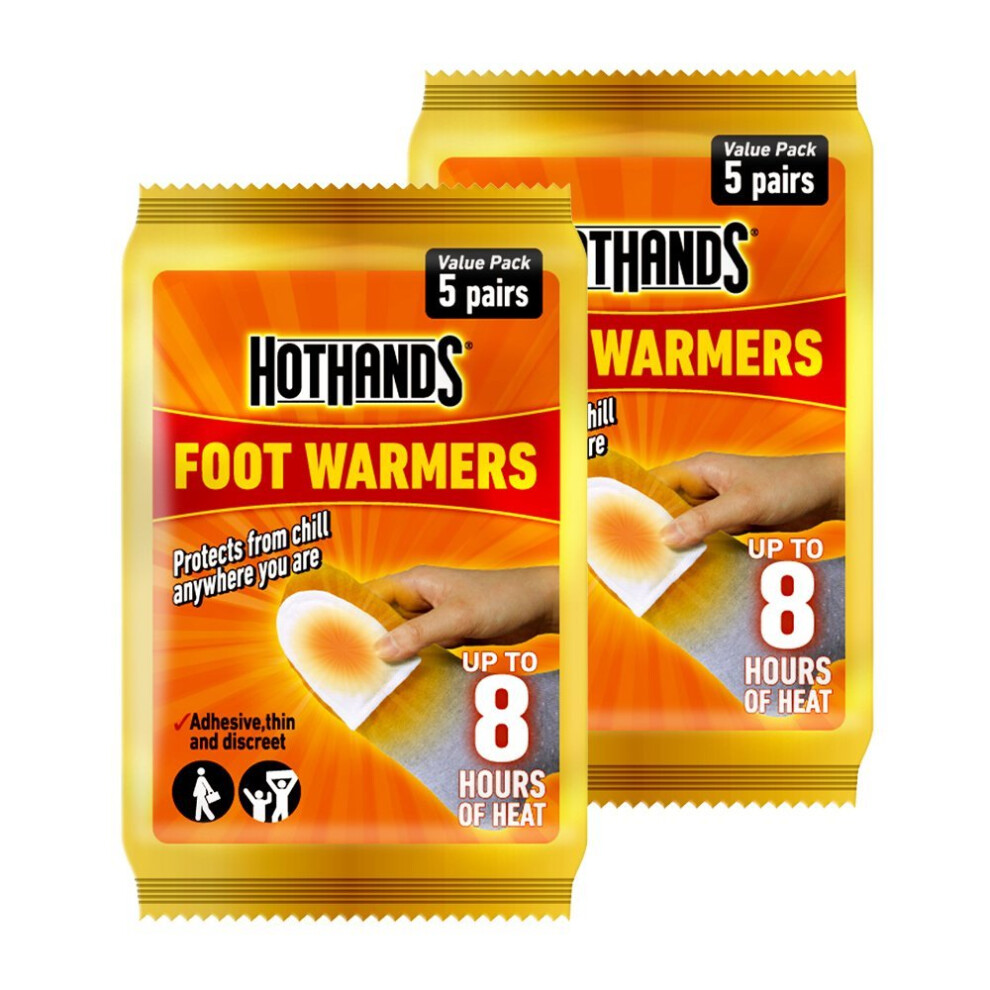 Hot Hands Foot Warmer Value Pack of 5 pairs(Pack of 2)