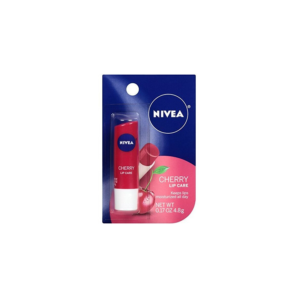 Nivea, A Kiss of Cherry, Fruity Lip Care, 0.17 oz (4.8 g)