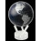 MOVA Silver and Black Metallic 4.5" Globe | MG-45-SBE 1