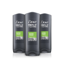 Dove Men + Care Extra Fresh Body and Face Wash 250 ml - Pack of 3