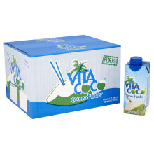 Vita Coco 100% Natural Coconut Water 330ml (Pack of 12)