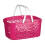 Premier Housewares Storage Basket Hot Pink Plastic, White Handle, 4.5 Litre 1
