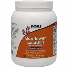 NOW Foods, Sonnenblumen-Lecithin, Reines Pulver, 1 Pfund (454 g)