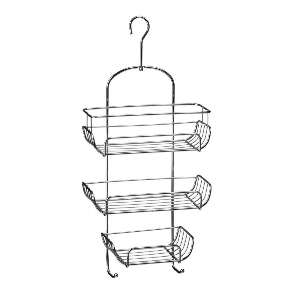 3-Tier Chrome Wire Shower Caddy