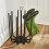 Direct Online Houseware 5 Pair Black Round Boot Rack | Steel Welly Stand 2