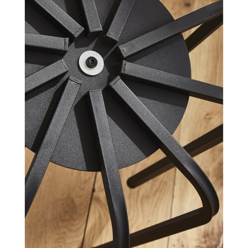 Direct Online Houseware 5 Pair Black Round Boot Rack | Steel Welly Stand 2
