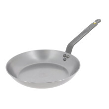 De Buyer 5610.24 Mineral B Element Round Frying Pan, 24 cm Diameter