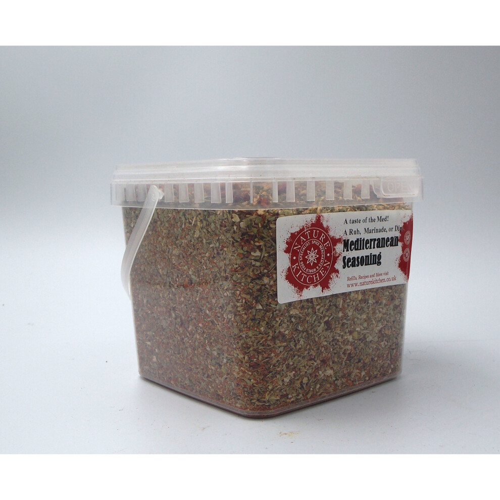 MEDITERRANEAN SEASONING HAND CRAFTED SPICE BLEND - LARGE TUB