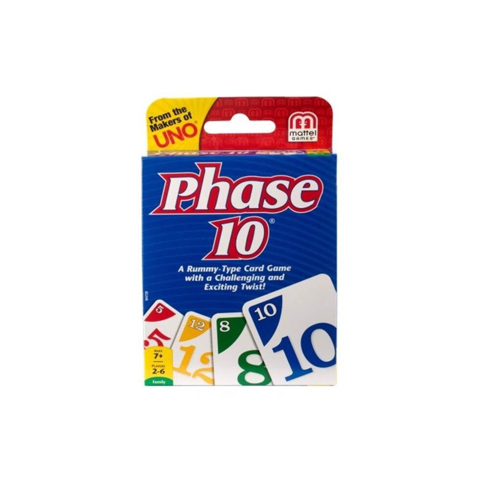 Photos - Board Game Mattel Phase 10 W4729 MTTW4729 