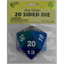 Koplow 14797 D20 Single 55 mm Countdown, blauw in zak